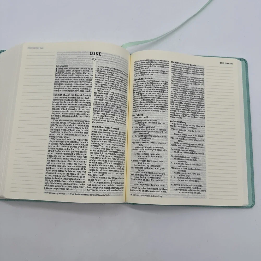 NIV Journaling Bible Double Column  Cloth over Board, Turquoise/Coral New